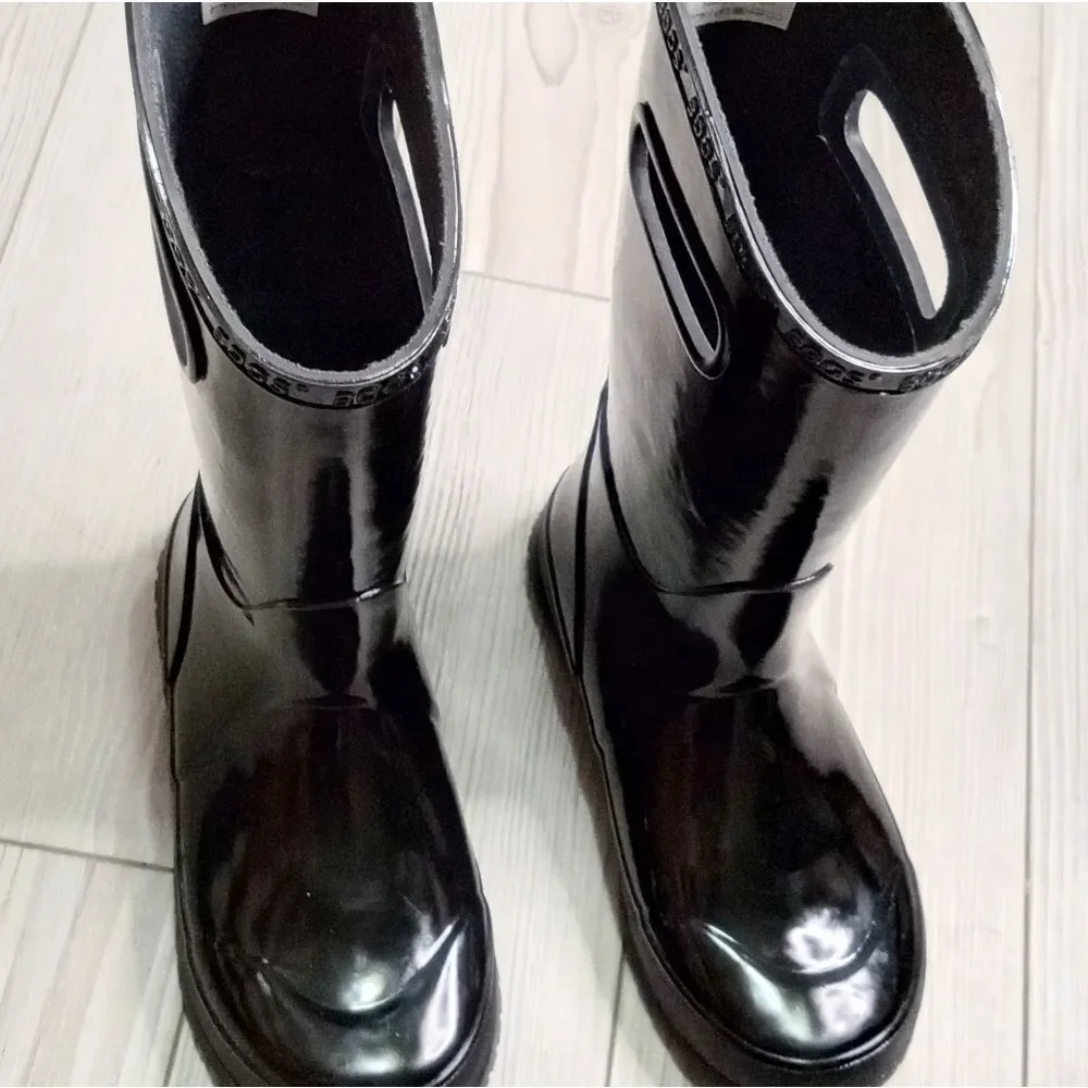 (S-4201) BOGS Unisex Kids' Rainboot Solid Lightweight Waterproof Boots Sz 2
